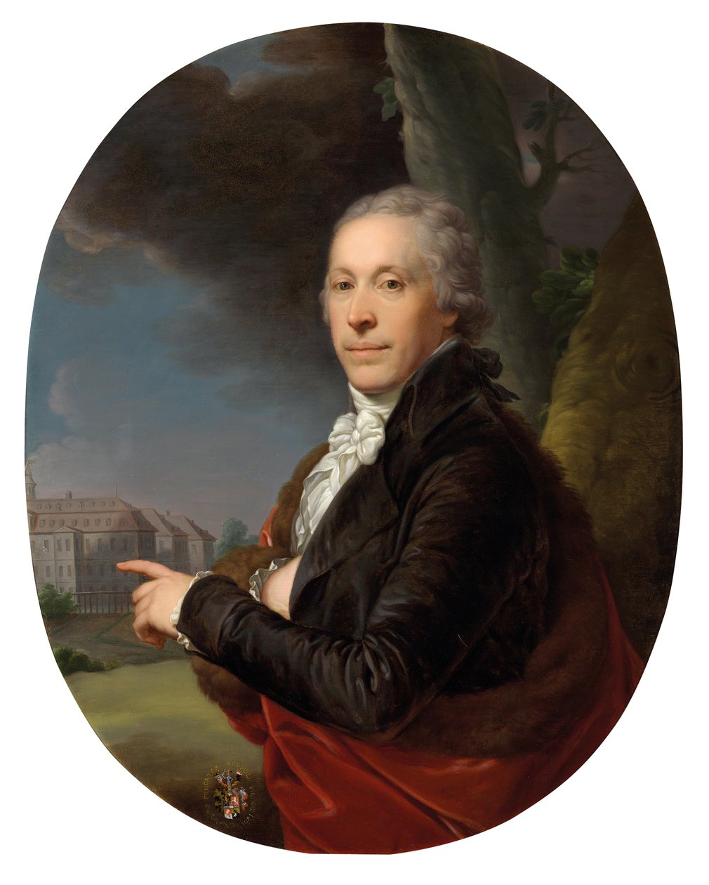 Portrét rakouského výrobce papíru Ignaz Theodor Pachner od Johann Baptist von Lampi the Elder