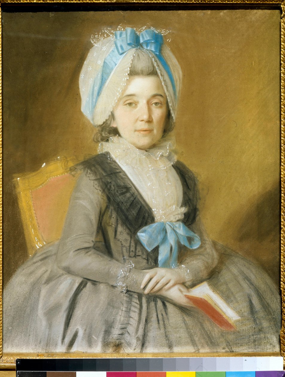 Portrét princezny Praskovia Ivanovna Galitzine (pastel na pergamenu) od Johann Bardou