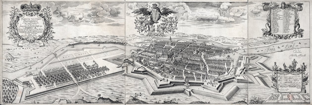 Volební sídlo Brandenburg od Johann Bernhard Schultz