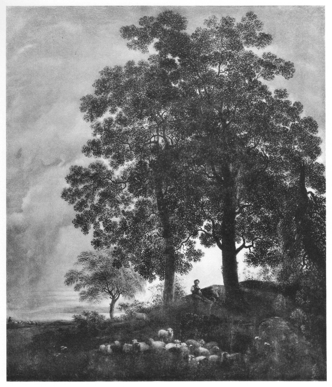 Večerní krajina od Johann Christian Klengel