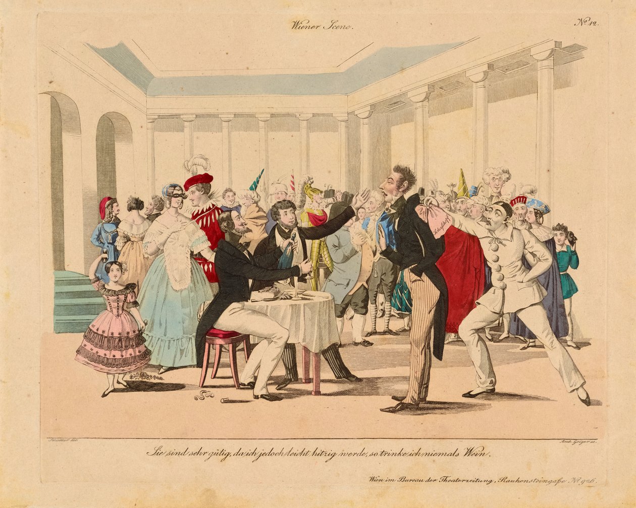 Pěší a trolejový provoz na mostě Eads během povodně v roce 1903 od Johann Christian Schoeller