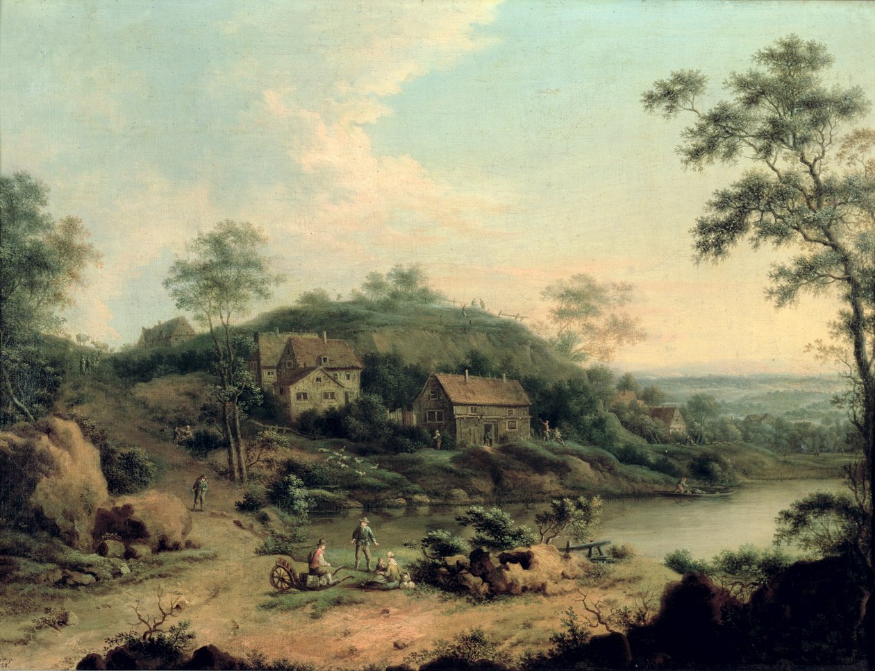Krajina, 1758 od Johann Christian Vollerdt or Vollaert