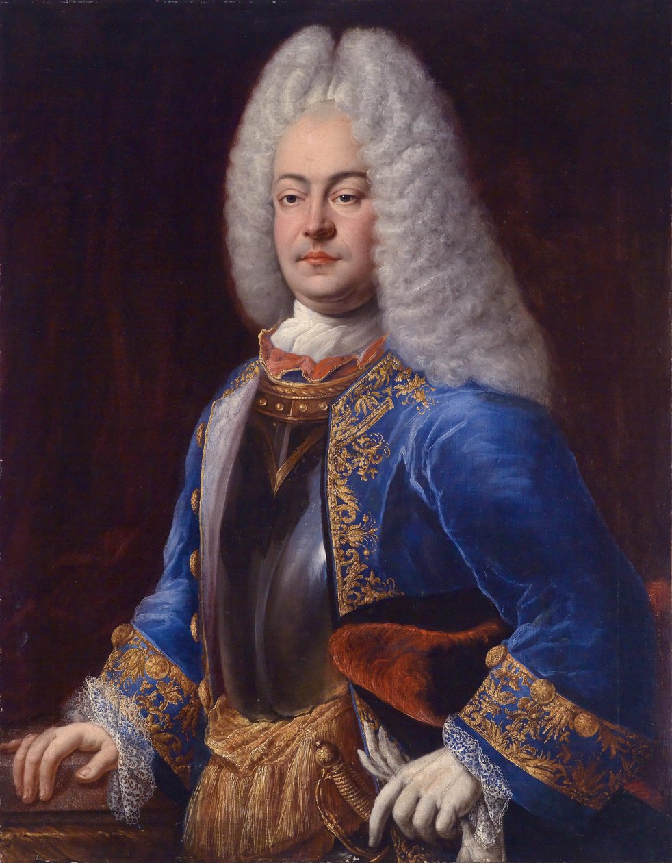 George Albert, Prince of East Frisia (1690-1734) od Johann Conrad Eichler