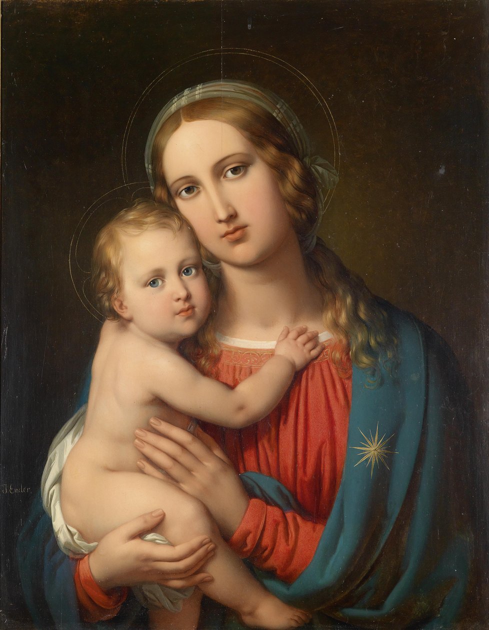 Madonna a dítě od Johann Ender