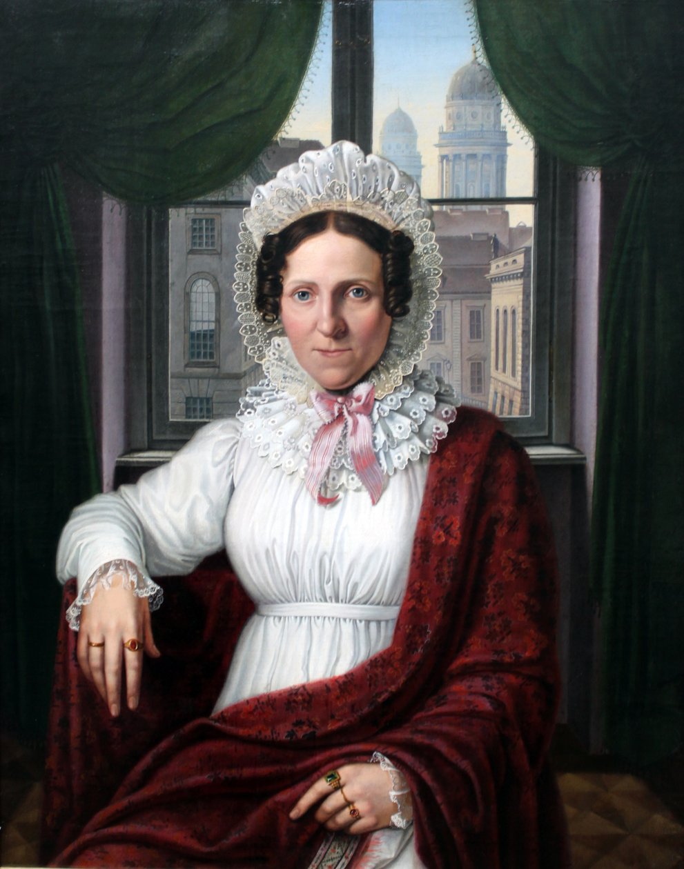 Portrét paní Luise Mila od Johann Erdmann Hummel