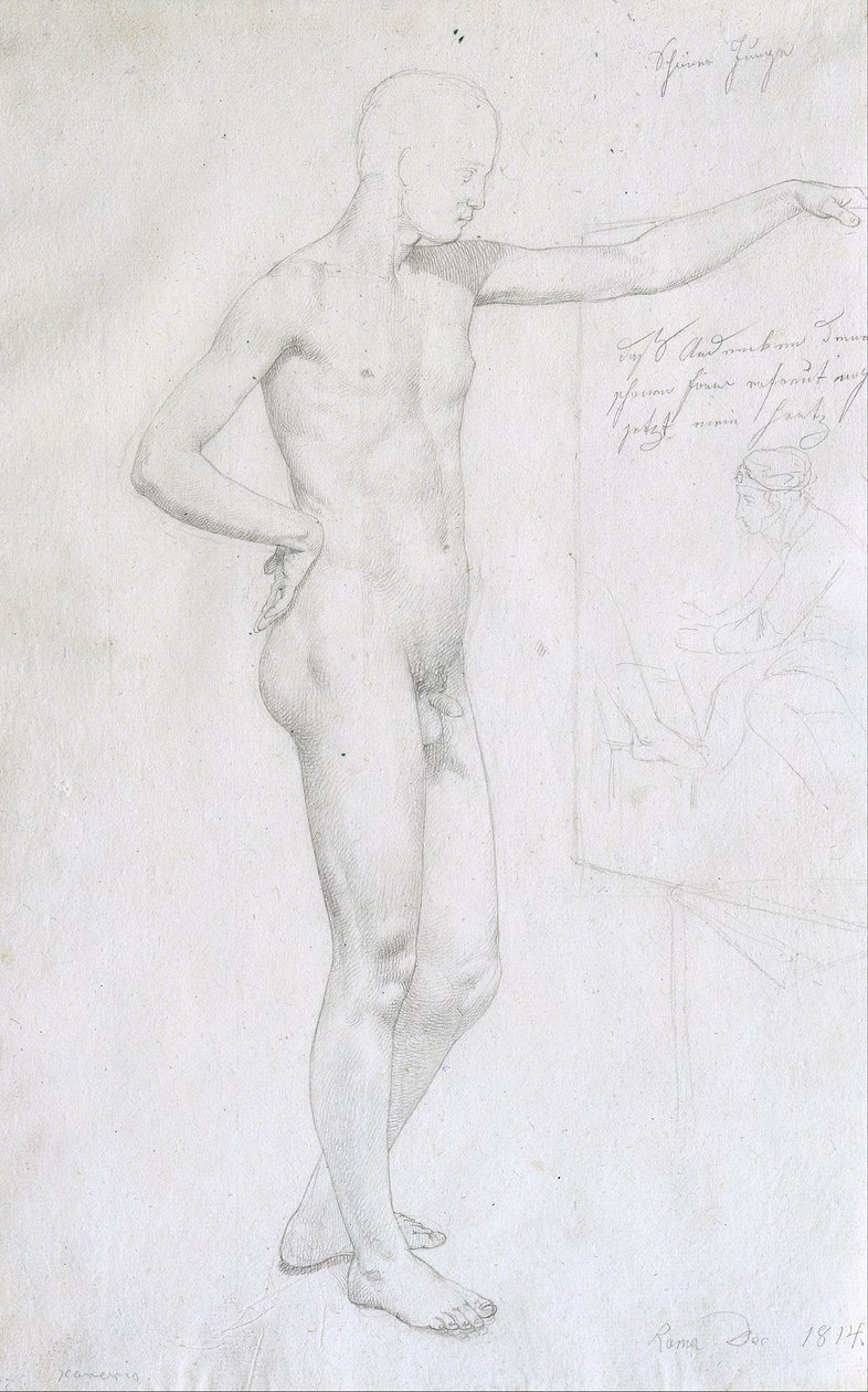 Hezký kluk od Johann Evangelist Scheffer von Leonhartshof