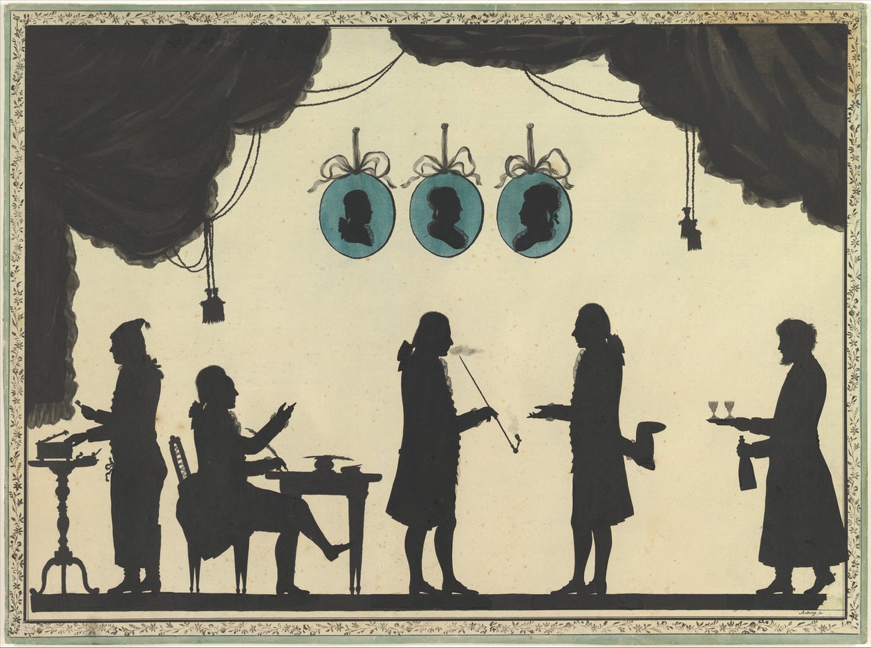 David Roentgen and Company v Petrohradě od Johann Friedrich Anthing