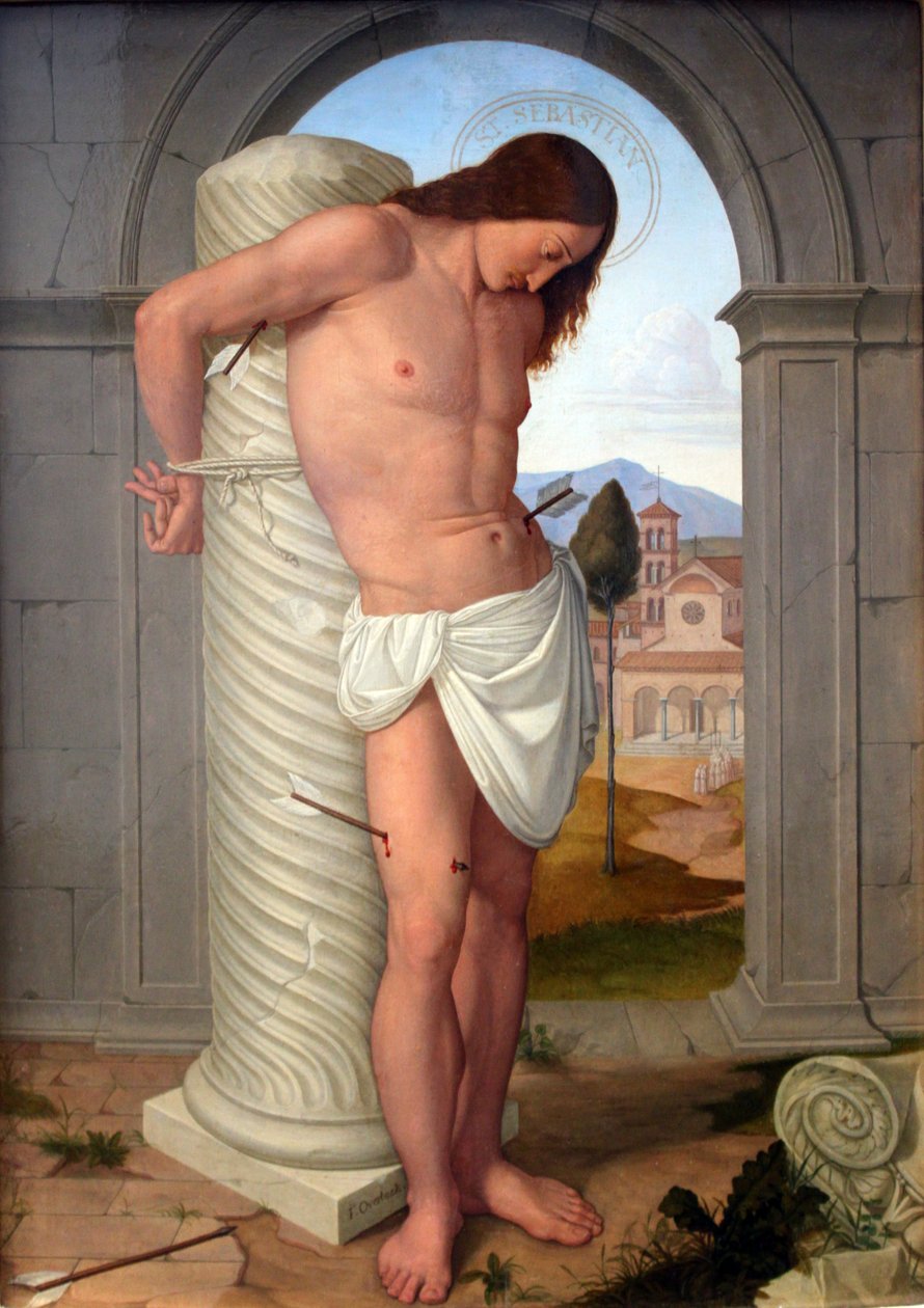 Svatý Sebastian od Johann Friedrich Overbeck