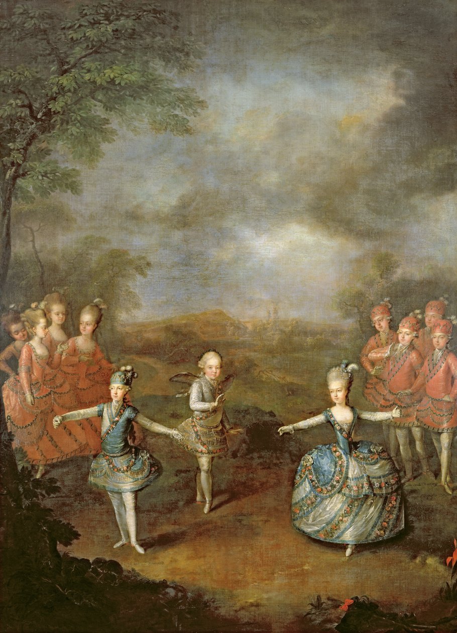 Marie Antoinetta a její sestry v 