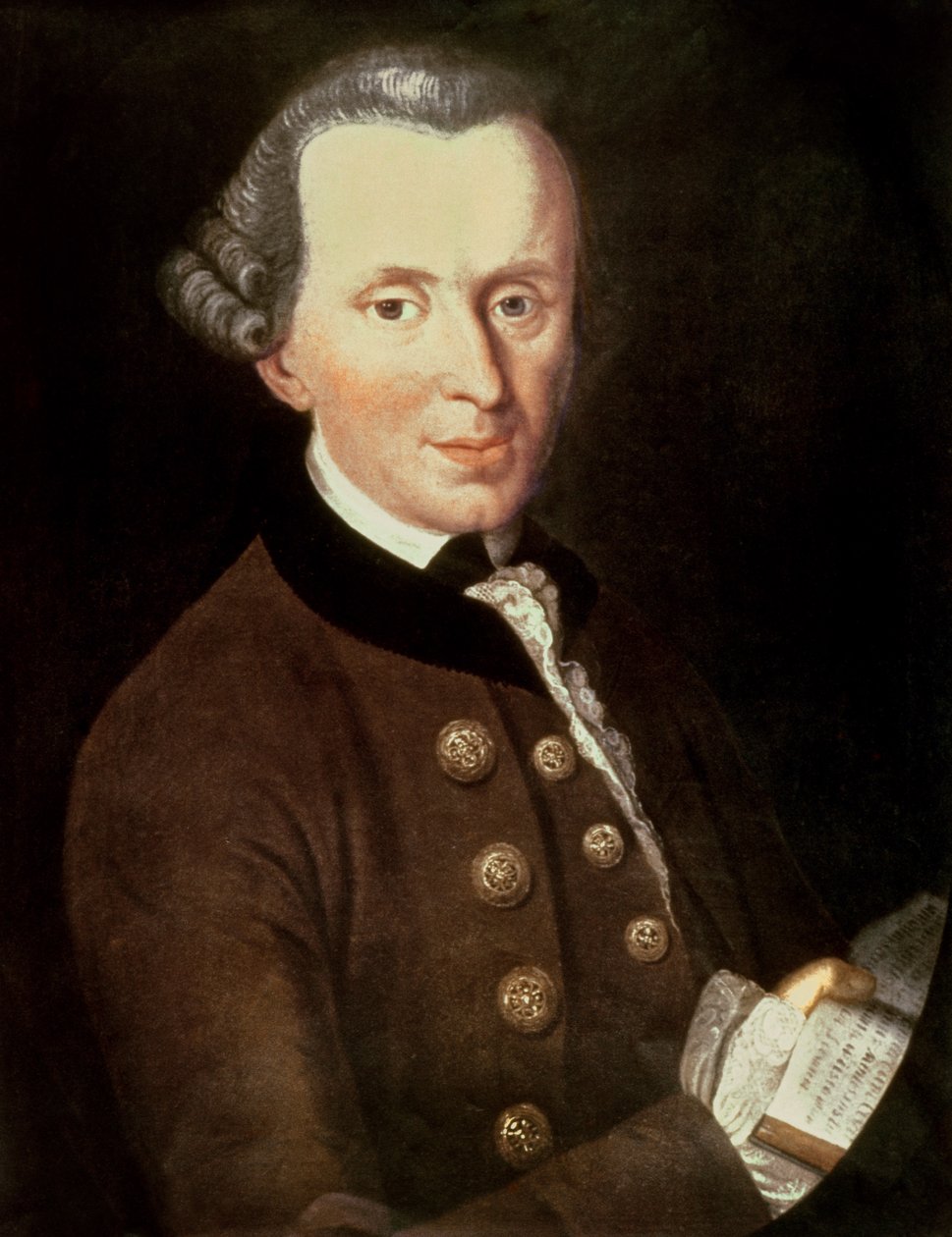 Portrét Emmanuela Kanta, 1768 od Johann Gottlieb Becker