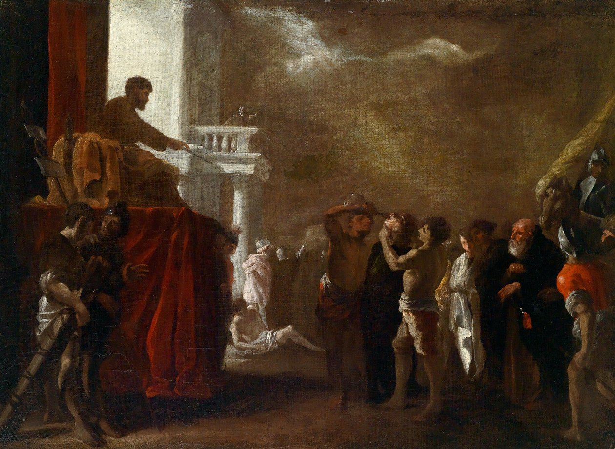 Svatý Cyriac od Johann Heinrich Schönfeld