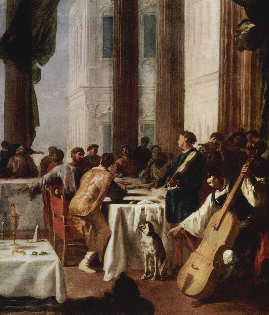 Svatba v Káně od Johann Heinrich Schönfeld