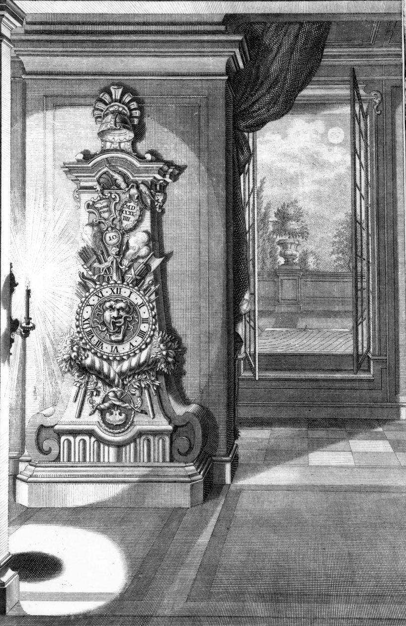Hodiny, 1727 od Johann Jacob Schubler