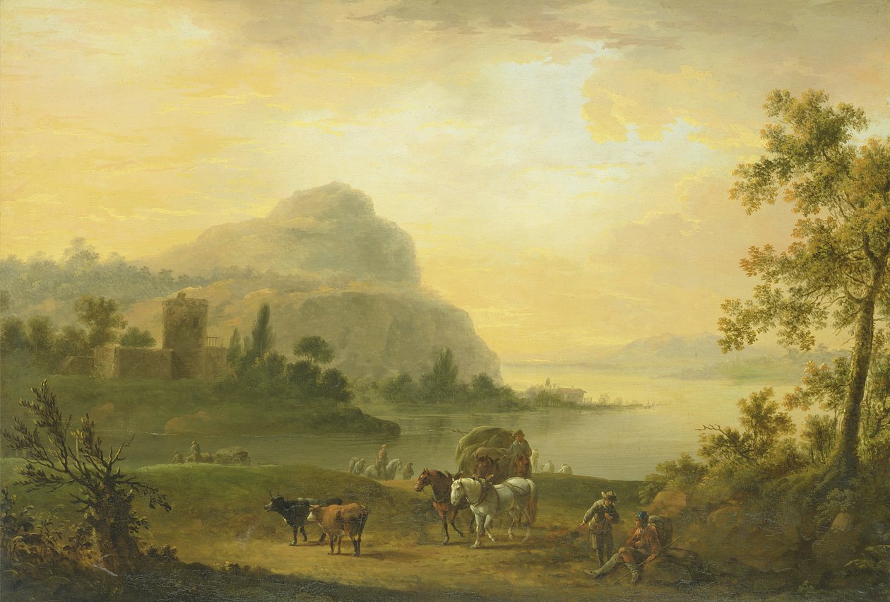 Ráno, 1773 od Johann Jacob Tischbein