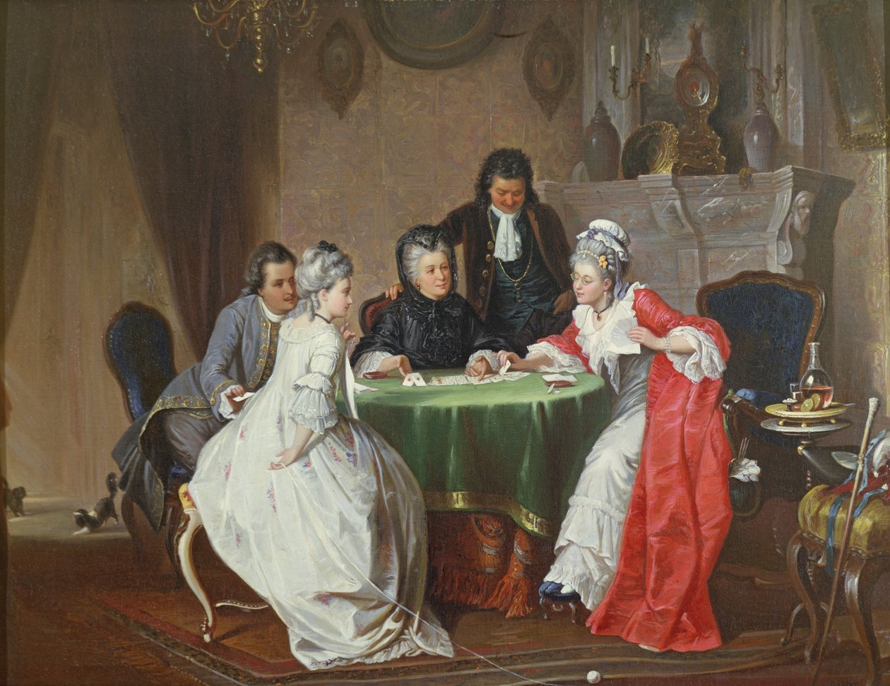 Karetní hra od Johann Joseph Geisser