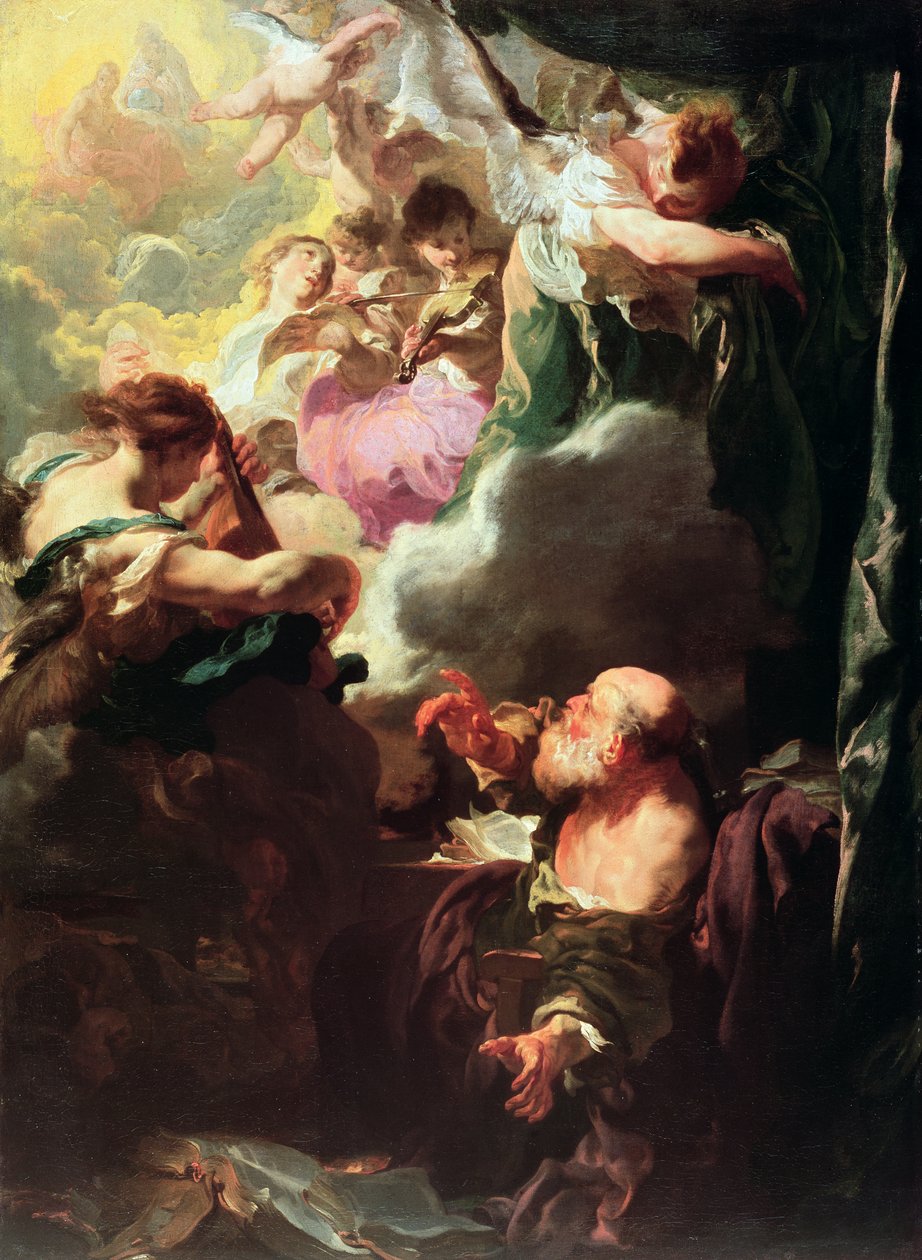 Extáze svatého Pavla, asi 1628-29 od Johann Liss or Lis or von Lys