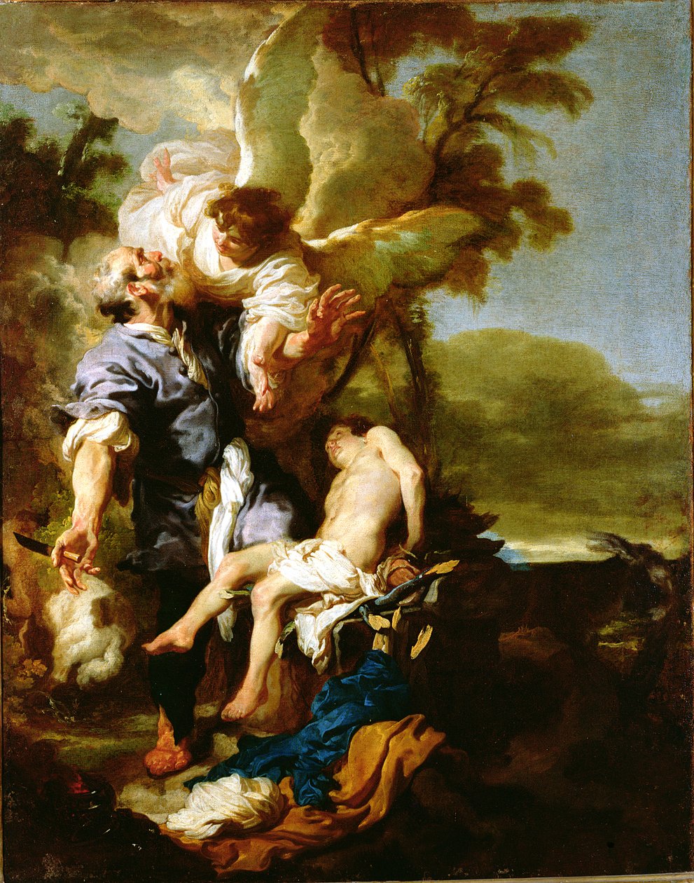 Obětování Izáka, 1625-26 od Johann Liss or Lis or von Lys