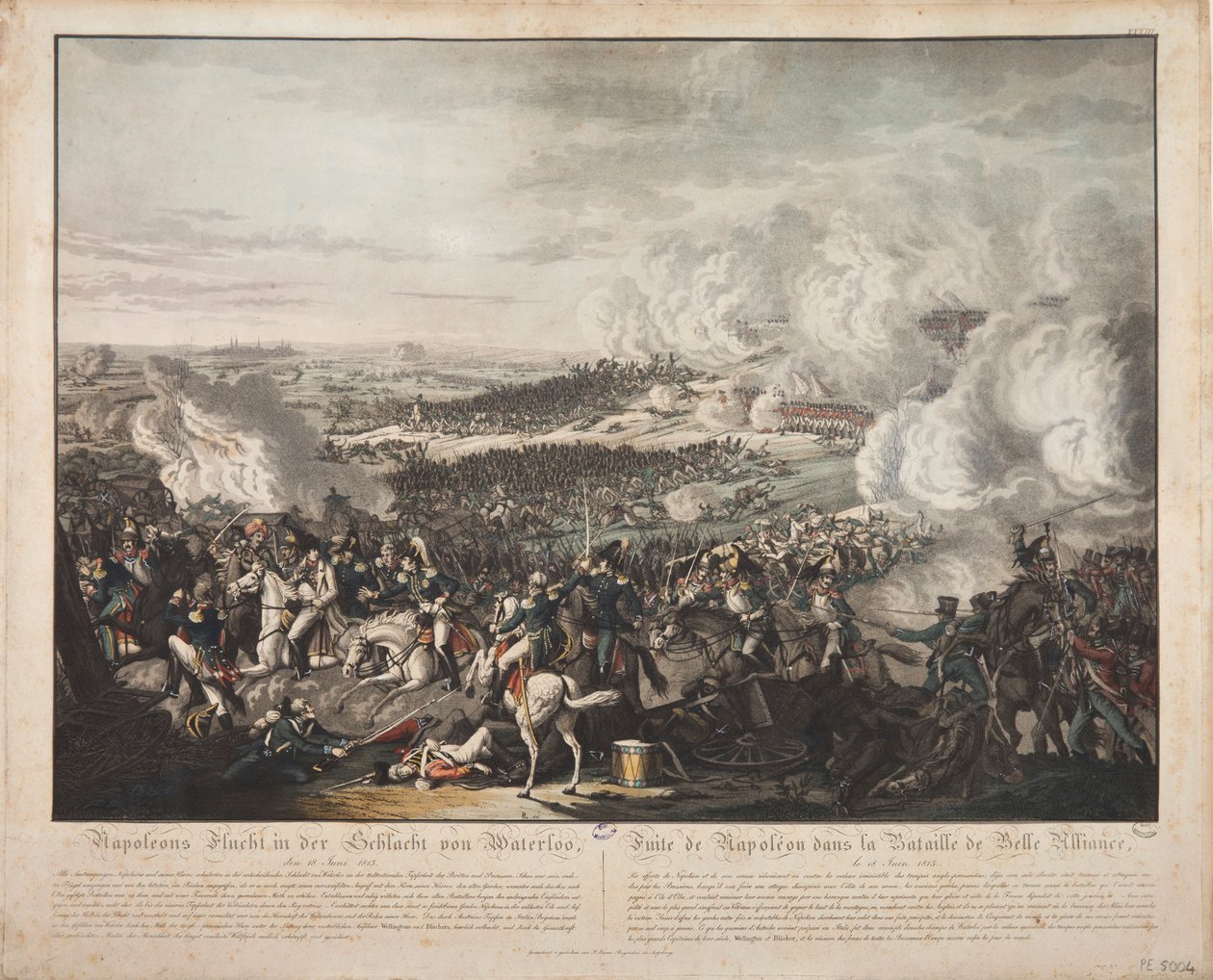 Napoleonův let v bitvě u Waterloo od Johann Moritz Rugendas