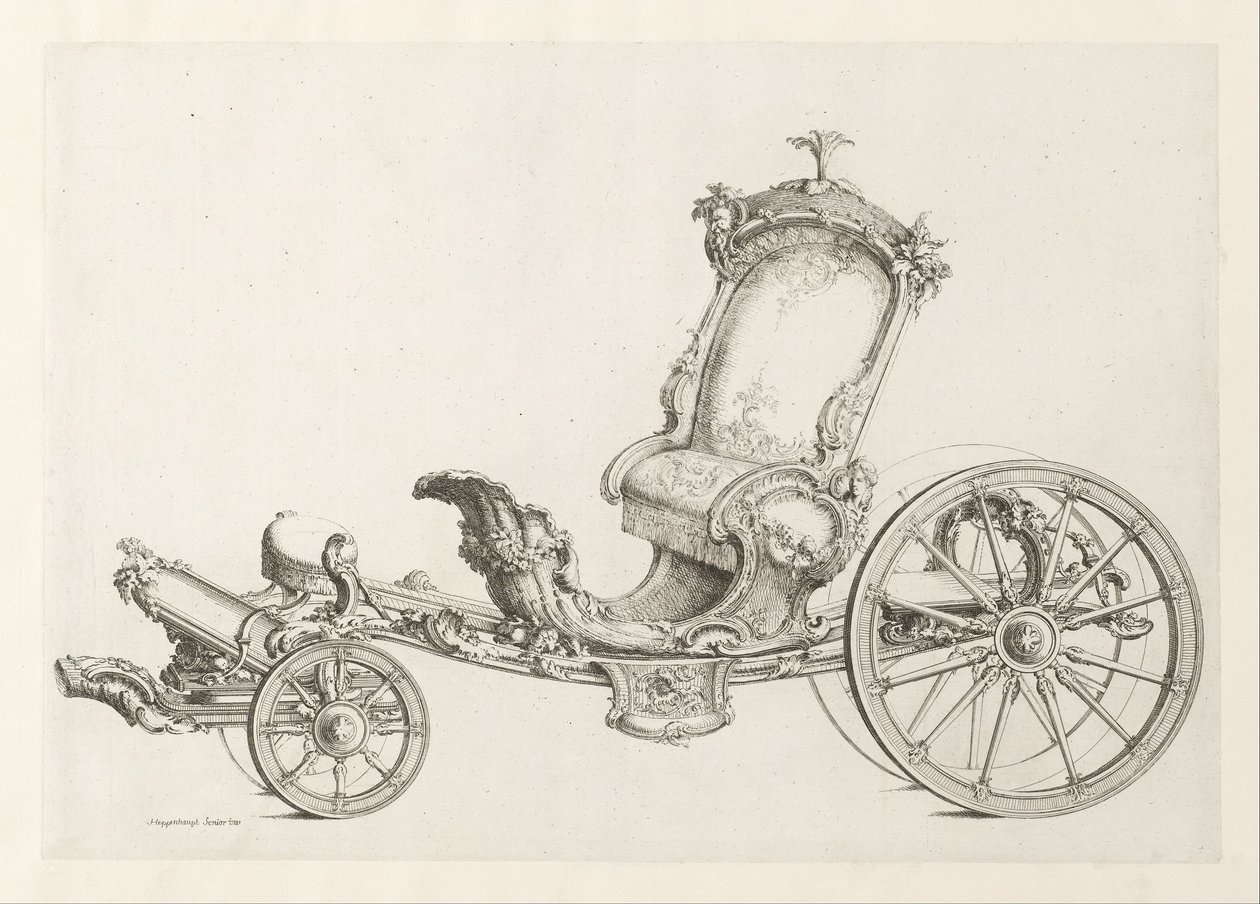 Design pro kabriolet od Johann Michael Hoppenhaupt