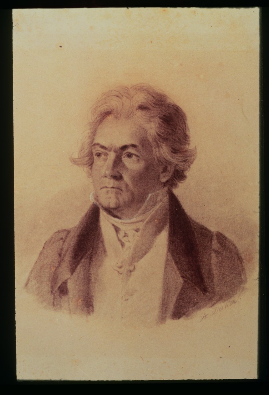 Ludwig van Beethoven (1770-1827), 1824 (tisk) od Johann Stephan Decker