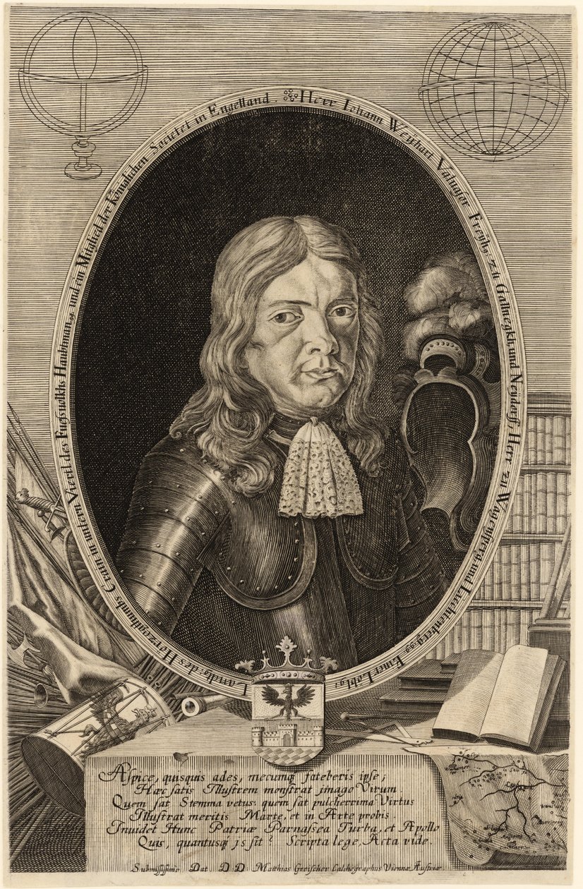 Autoportrét od Johann Weikhard von Valvasor