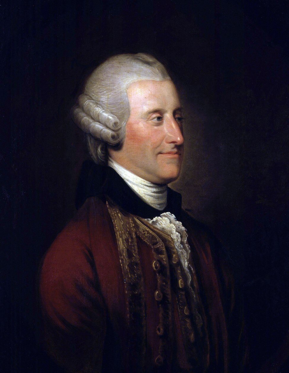 John Montagu, 4. hrabě ze Sandwiche, kolem roku 1764 od Johan Joseph Zoffany