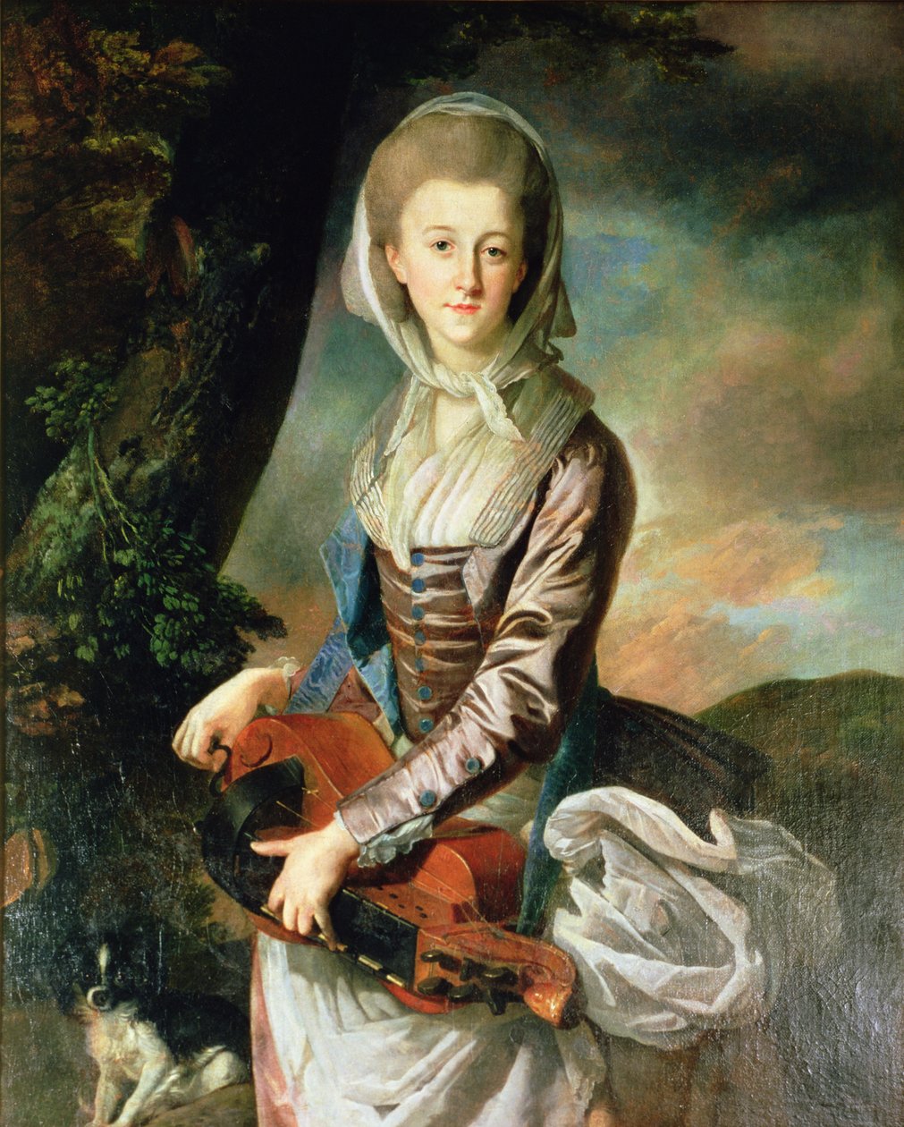 Slečna Anne Gore jako Savoyarde, 1774 od Johan Joseph Zoffany