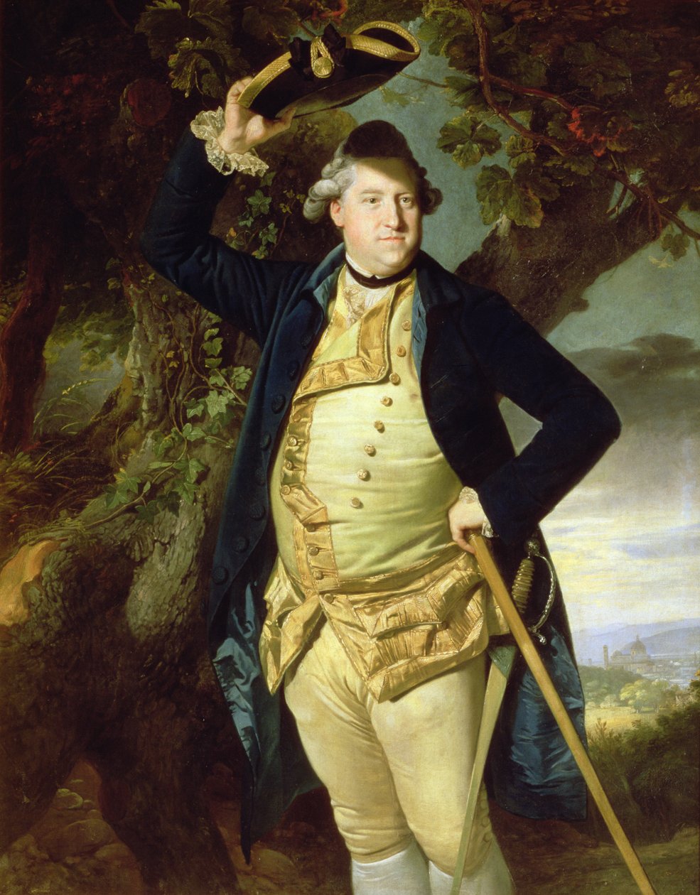 Portrét George Nassau, 3. hraběte Cowpera od Johan Joseph Zoffany