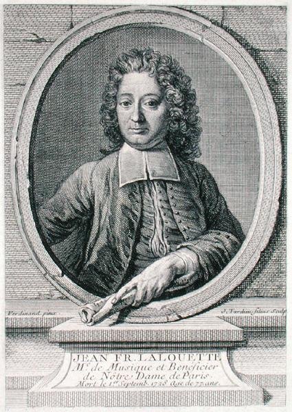 Jean Francois Lalouette (1651-1728) rytý Jacques-Nicolas Tardieu (1716-91) (rytina) od Johann (after) Ferdinand
