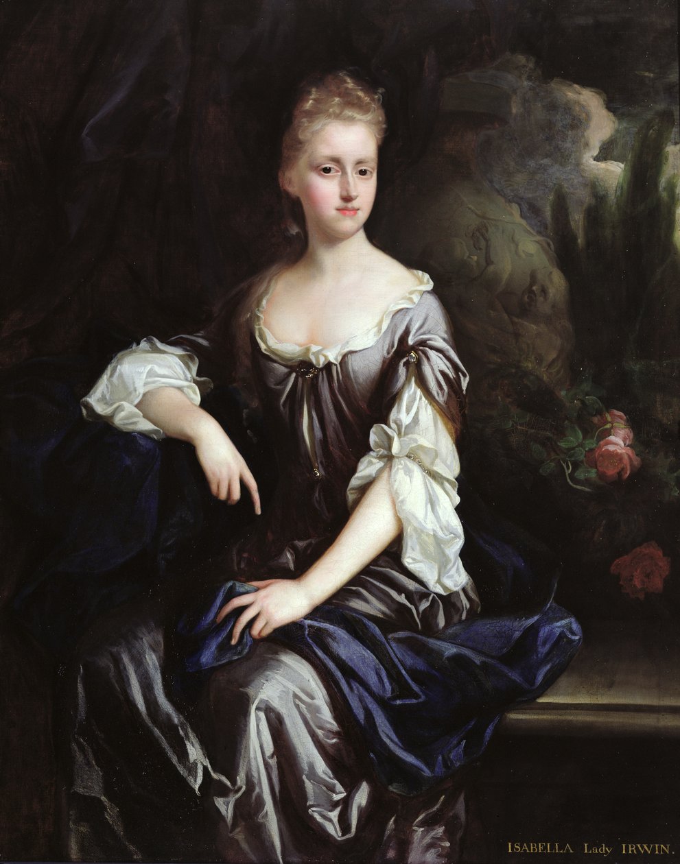 Portrét Isabelly Machell, vikomtesy Irwinové, kolem 1685-90 (olej na plátně) od Johann (attr.to) Closterman