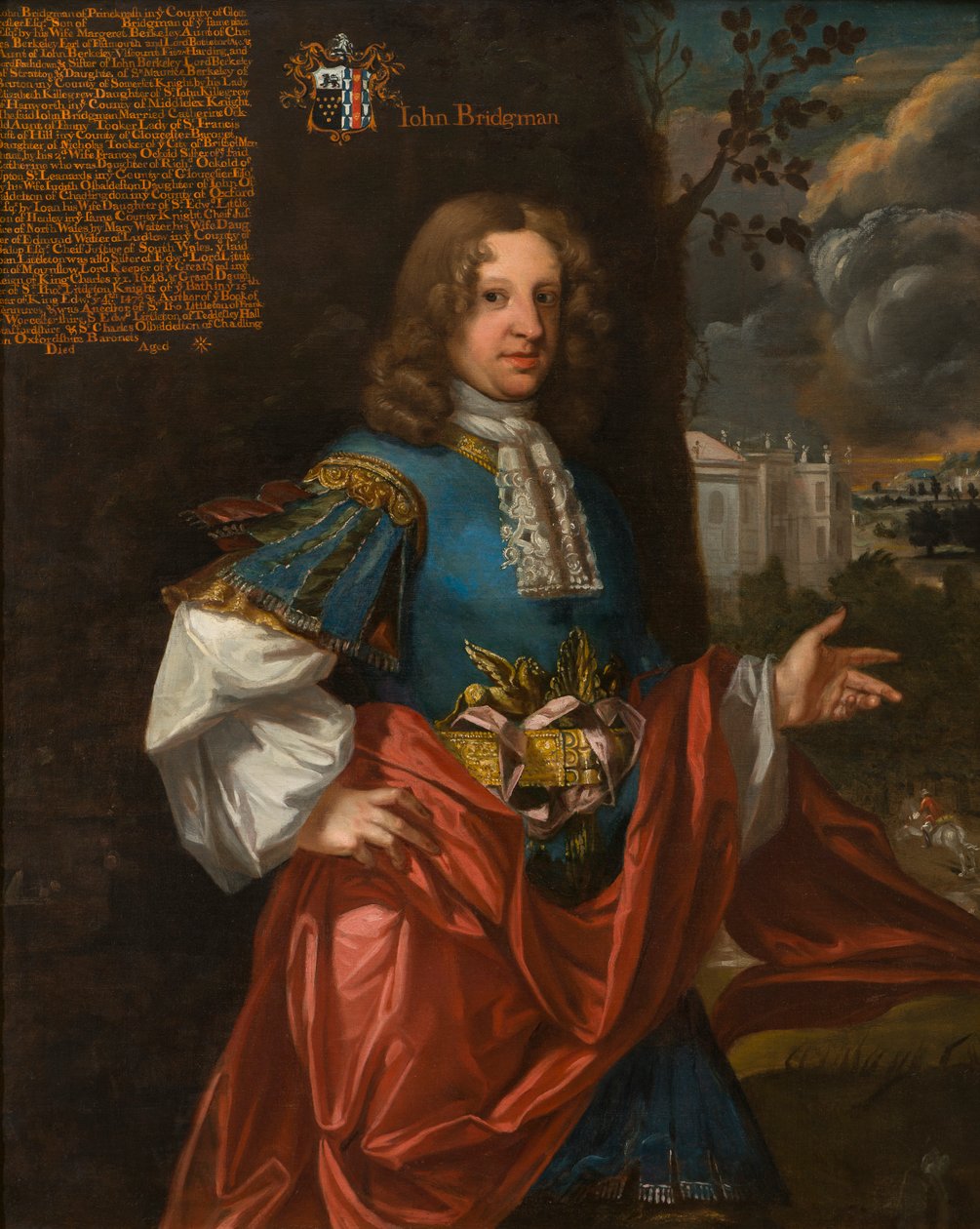 Portrét Johna Bridgemana z Prinknash (asi 1655-1729), asi 1680-1711 (olej na plátně) od Johann (attr.to) Closterman