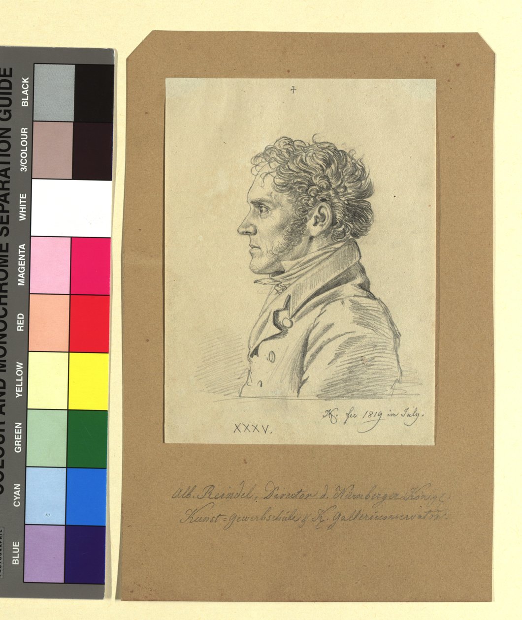 Albert Reindel (1784-1853), rytec od Johann Adam Klein