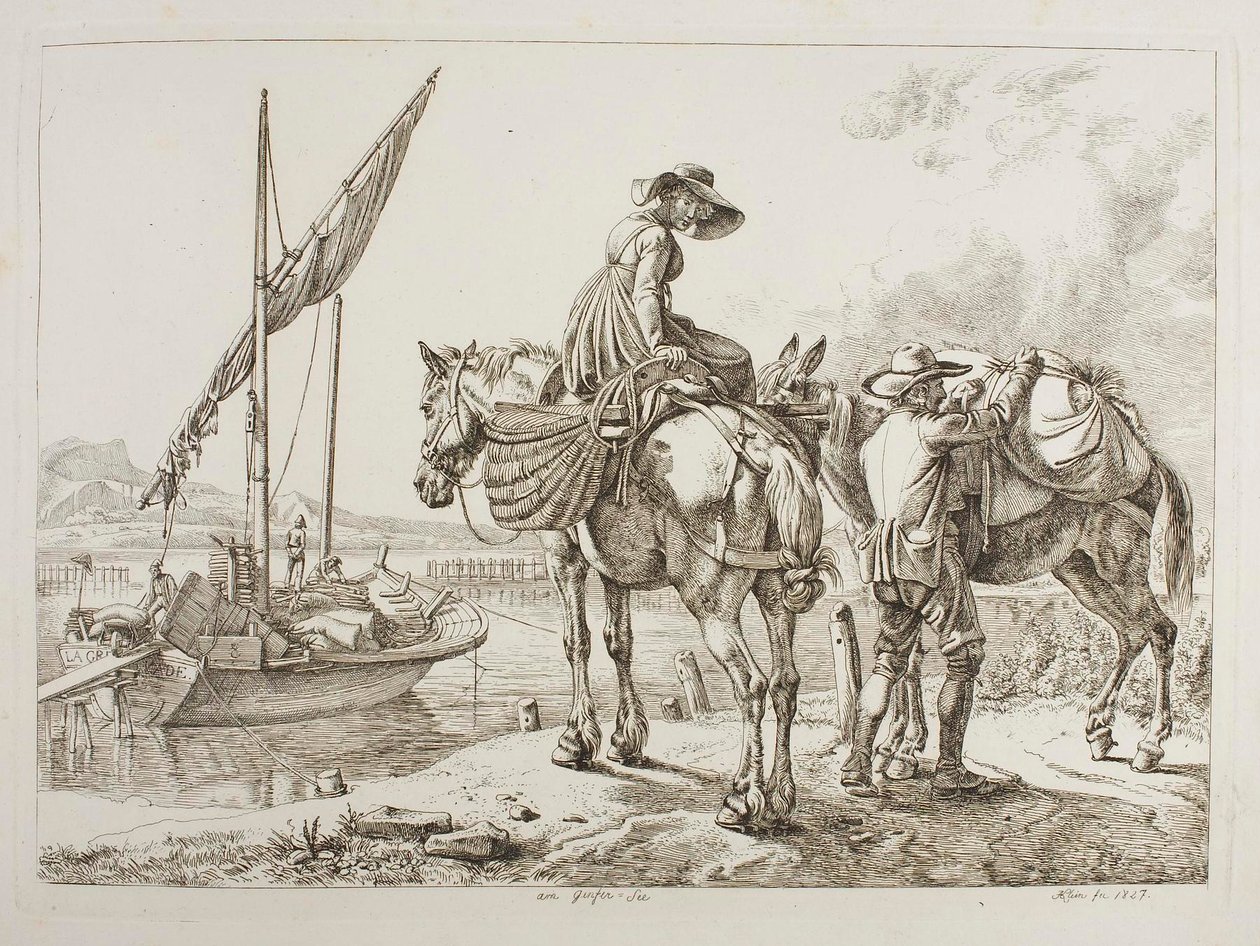 U jezera Ginfer od Johann Adam Klein