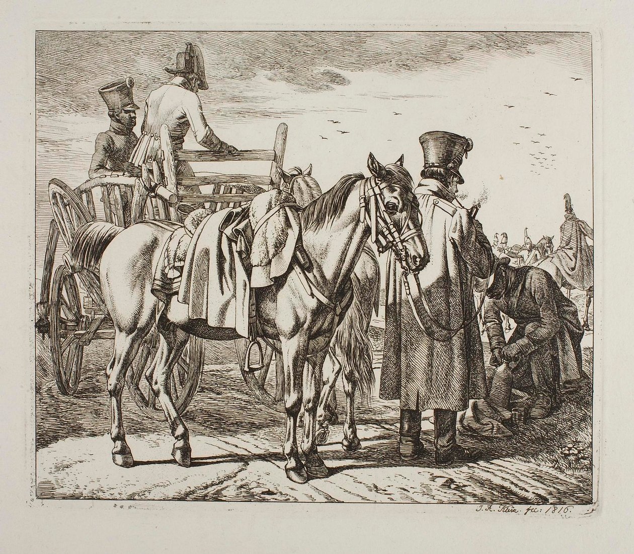 Rakouská armáda od Johann Adam Klein