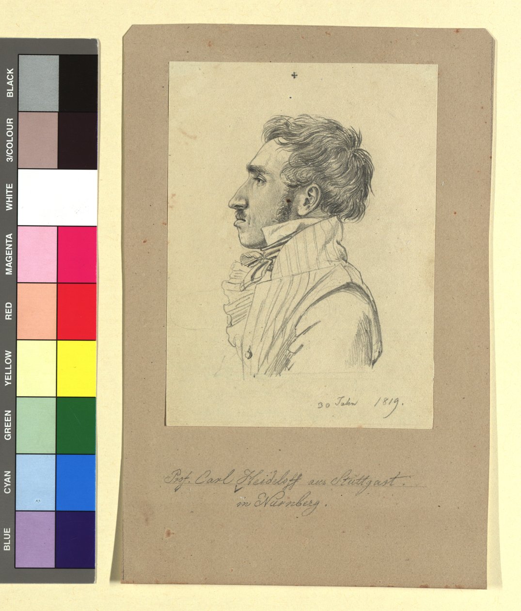 Carl Alexander von Heideloff (1789-1865), malíř, architekt od Johann Adam Klein