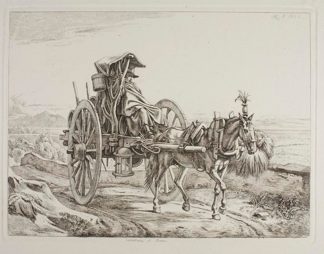 Vozka z Říma od Johann Adam Klein