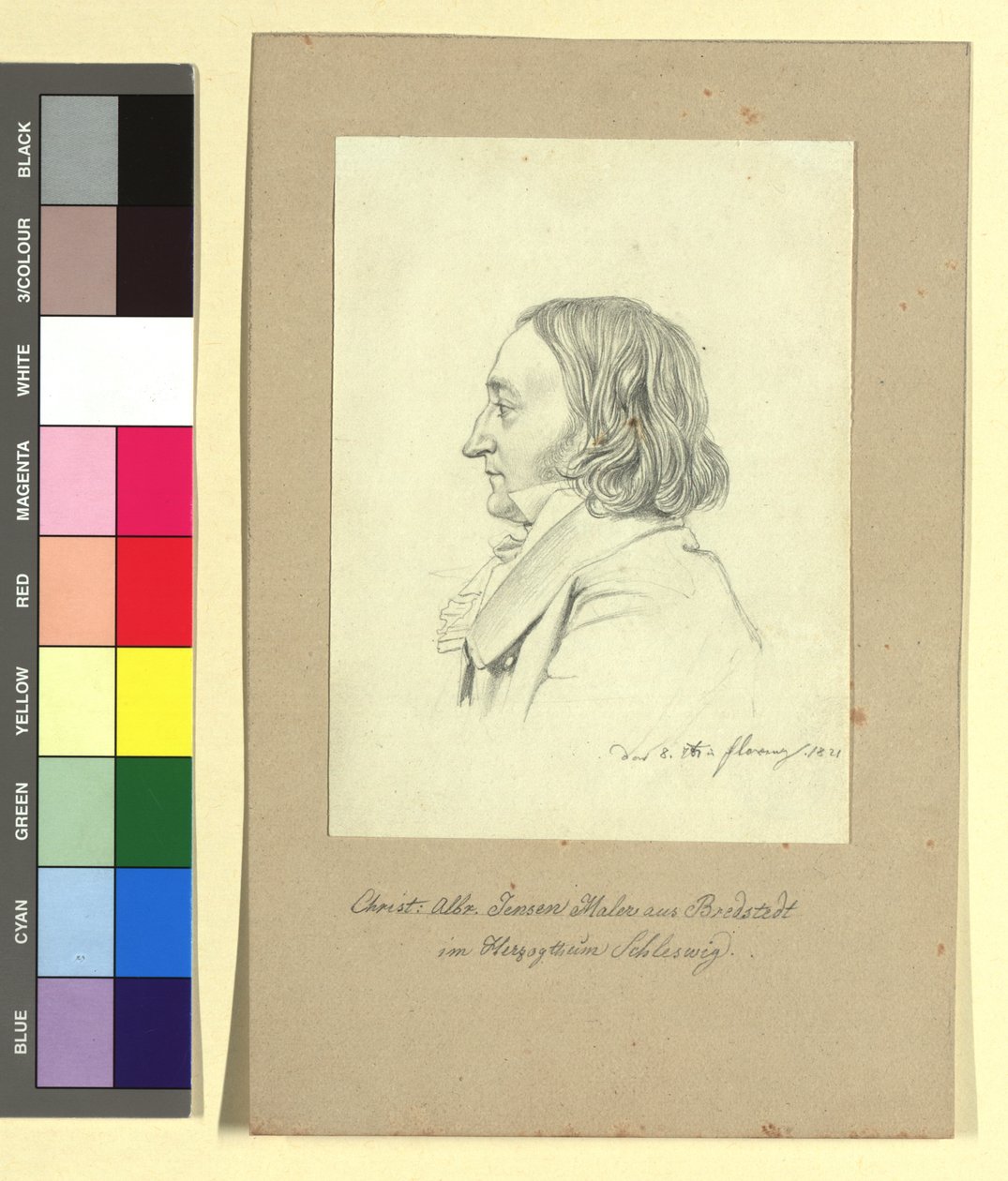Christian Albrecht Jensen (1792-1870), malíř od Johann Adam Klein