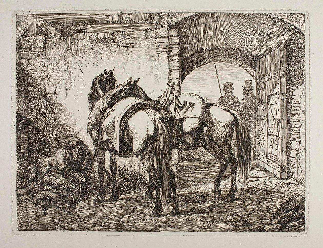 Kozáčtí koně od Johann Adam Klein