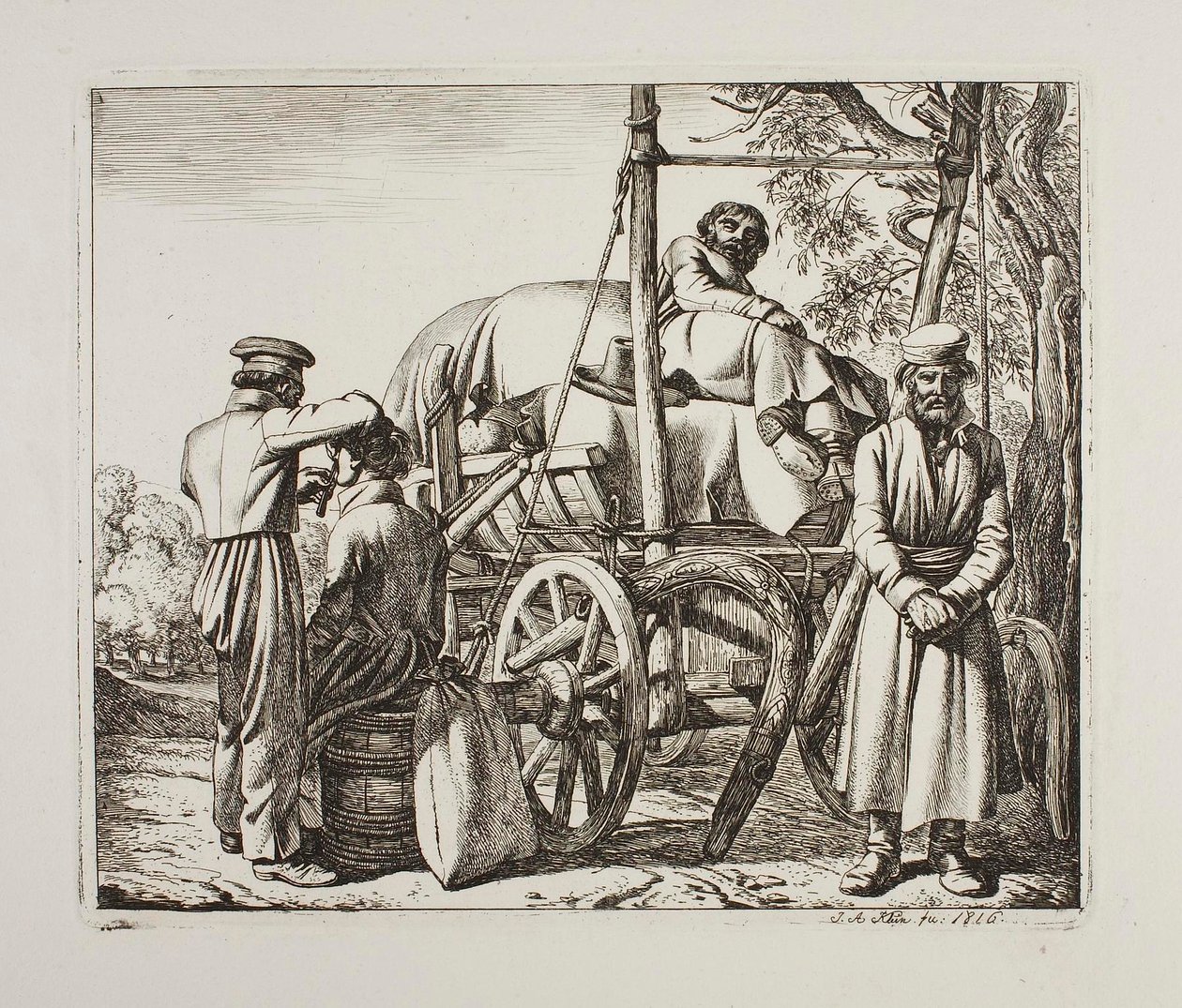 Ruská armáda od Johann Adam Klein
