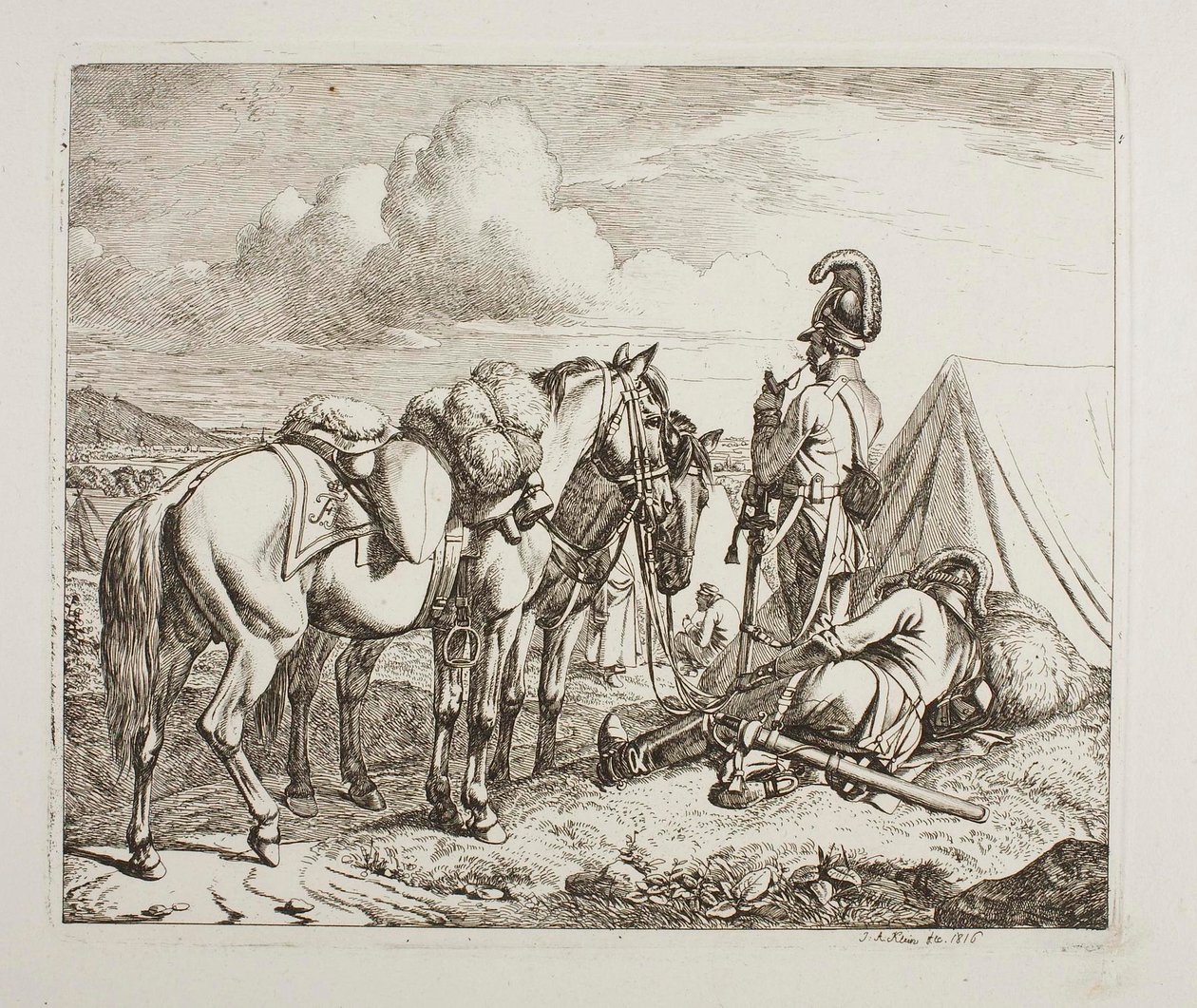 Ruská armáda od Johann Adam Klein