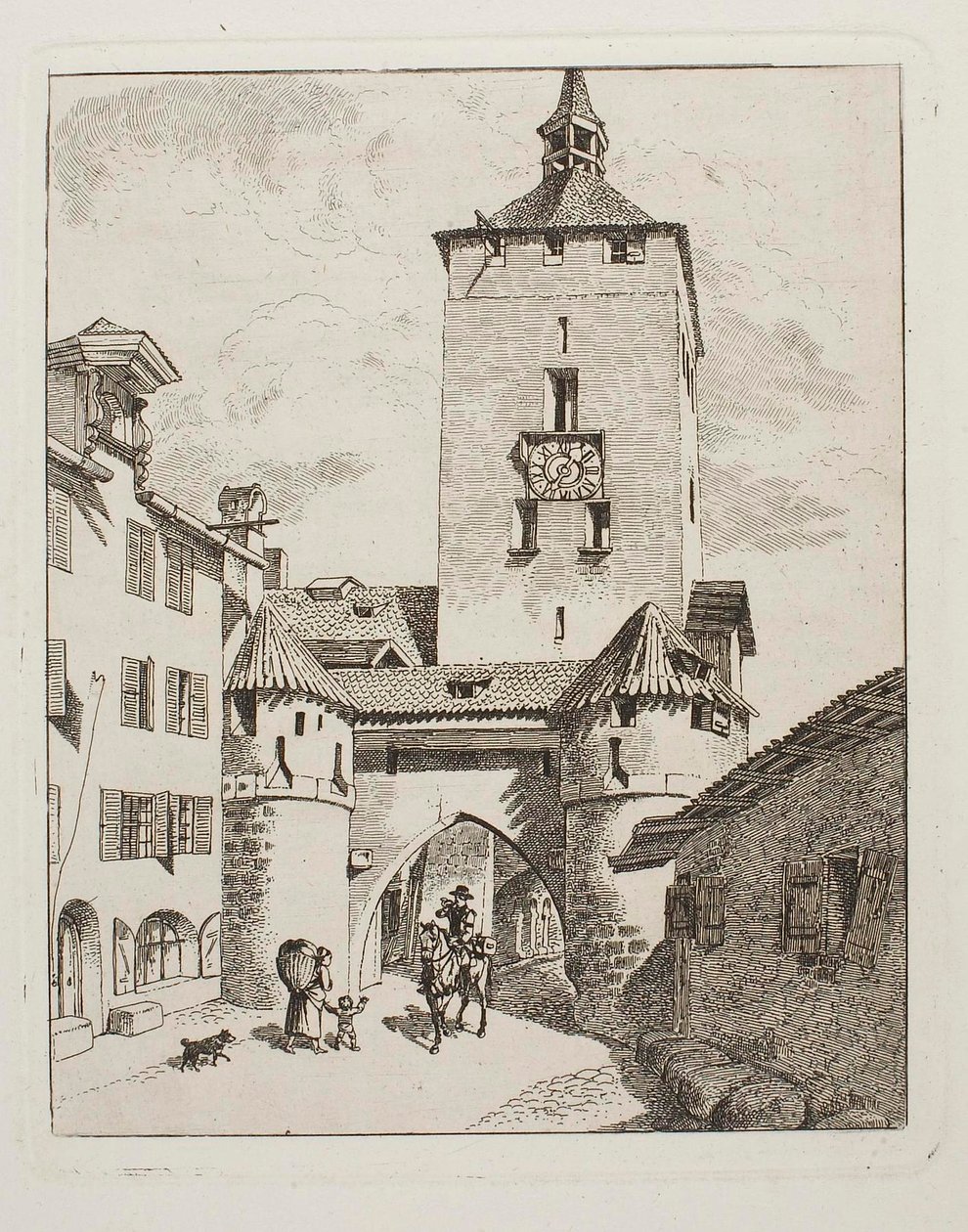Norimberská brána od Johann Adam Klein