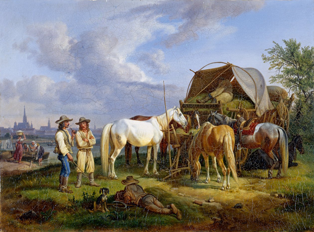 Uherští formanové od Johann Adam Klein