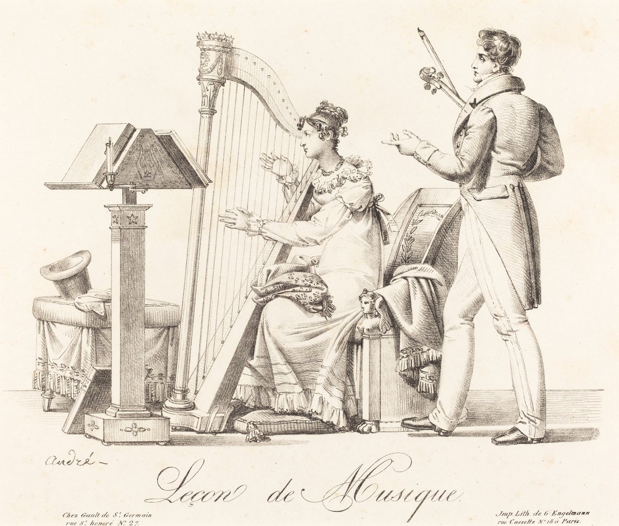 Hudební lekce od Johann Anton André