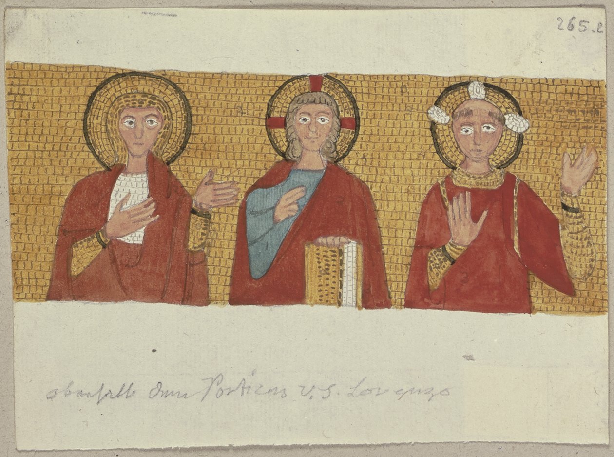 Aus: Sammlung von Umrissen und Durchzeichnungen, Band 1, Blatt 100 od Johann Anton Ramboux