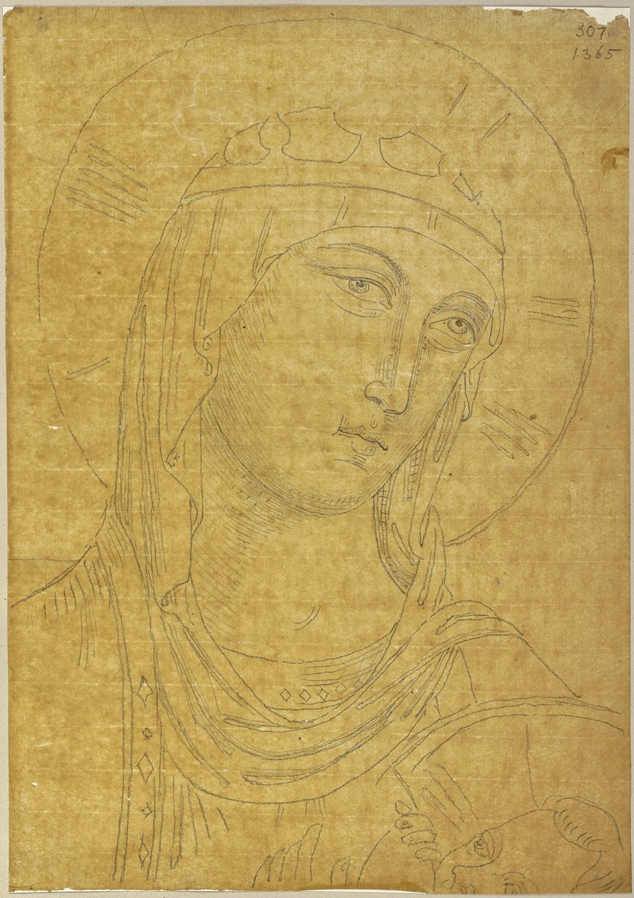 Aus: Sammlung von Umrissen und Durchzeichnungen, Band 6, Blatt 44 od Johann Anton Ramboux