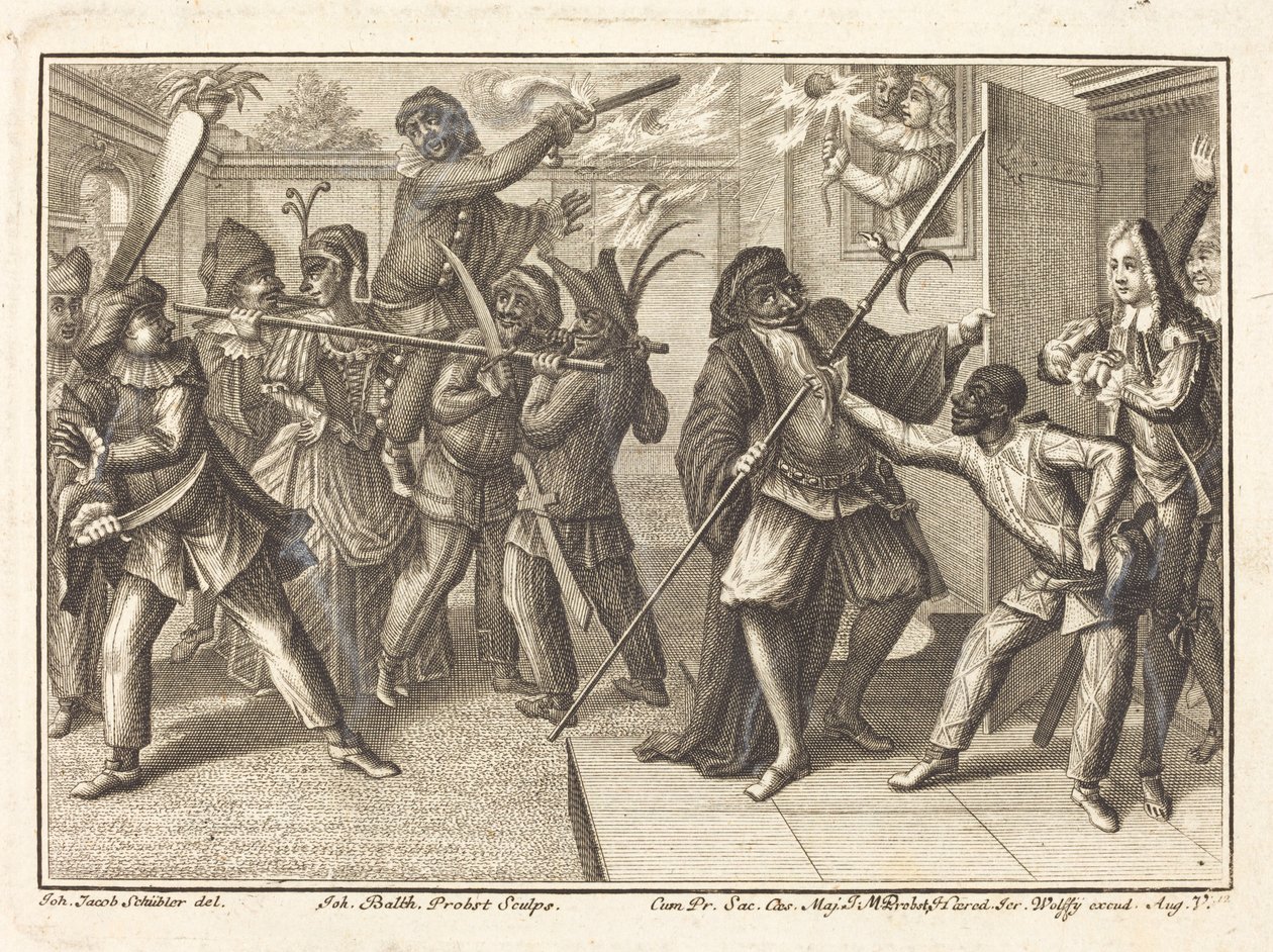 Kapitán znovu získá svou svobodu od Johann Balthasar Probst after Johann Jacob Schübler