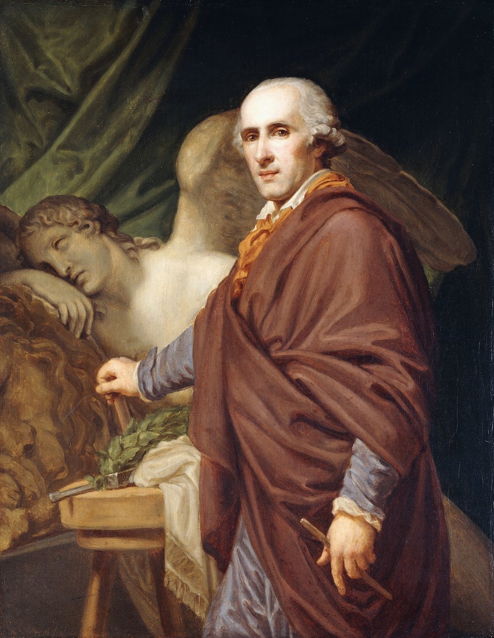 Portrét Antonia Canovy od Johann Baptist Edler von Lampi
