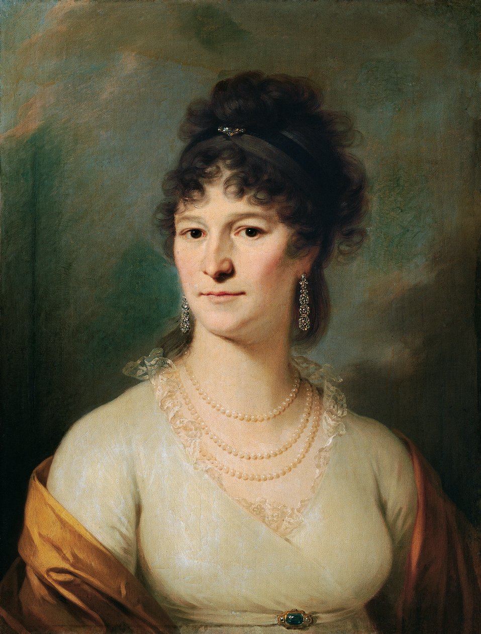 Busta dámy od Johann Baptist Lampi d. Ä.