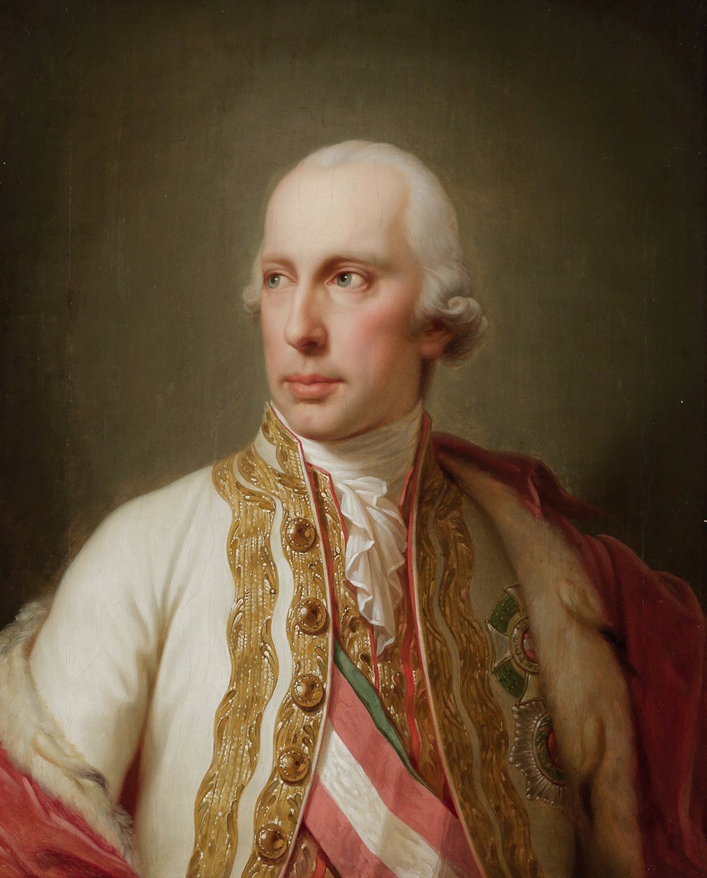 Portrét císaře Svaté říše římské Františka II 1768-1835 od Johann Baptist Lampi the Younger
