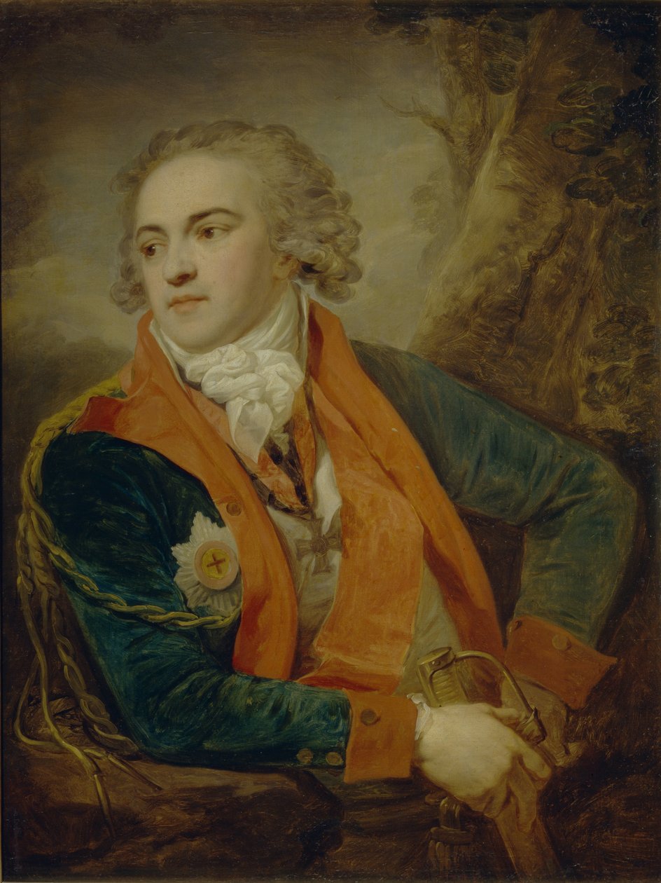 Portrét hraběte Štěpána Stěpanoviče Apraksina 1757-1827, 1793 od Johann Baptist von Lampi the Elder